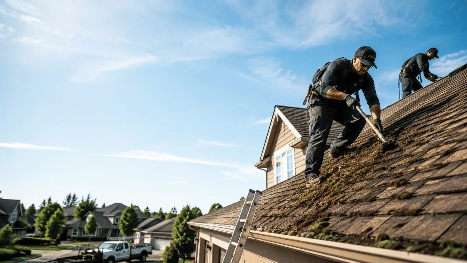 Roof Moss Removal in Melrose Park, IL near me